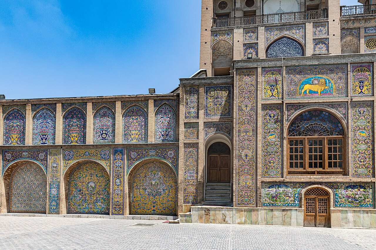 The Golestan Palace garden in Tehran.