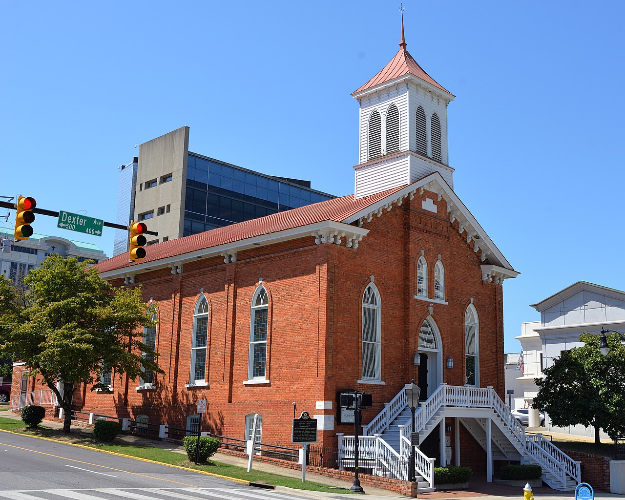 The Dexter Avenue Baptist Church in Montgomery, Alabama.