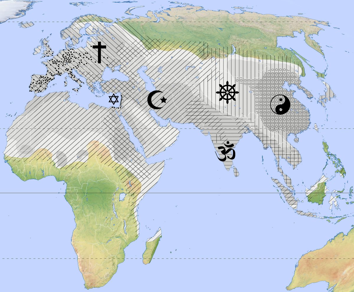 Illustration for Comparing Christianity & Hinduism