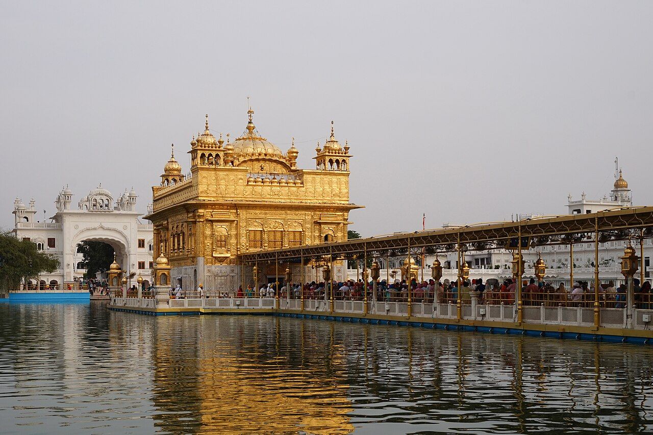 The Golden Temple (Harmandir Sahib) at Amritsar