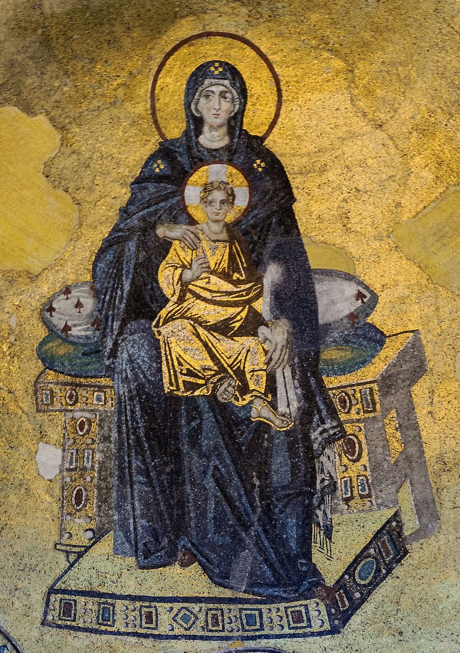 The apse mosaic of Hagia Sophia: the Virgin and Child