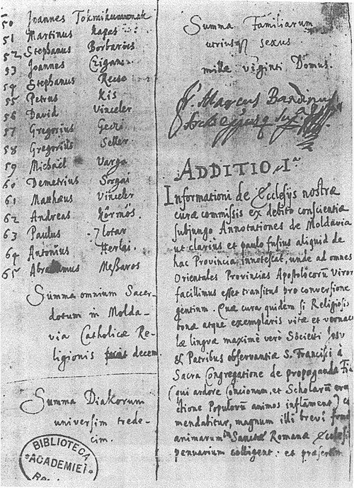 A text in Latin