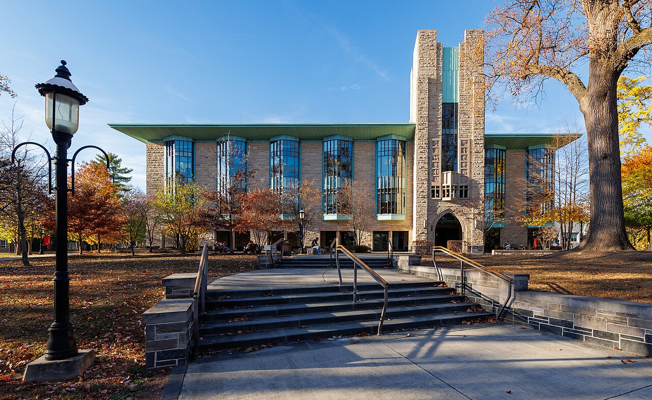 Wright Library, the main library of Princeton Theological Seminary in Princeton, New Jersey.