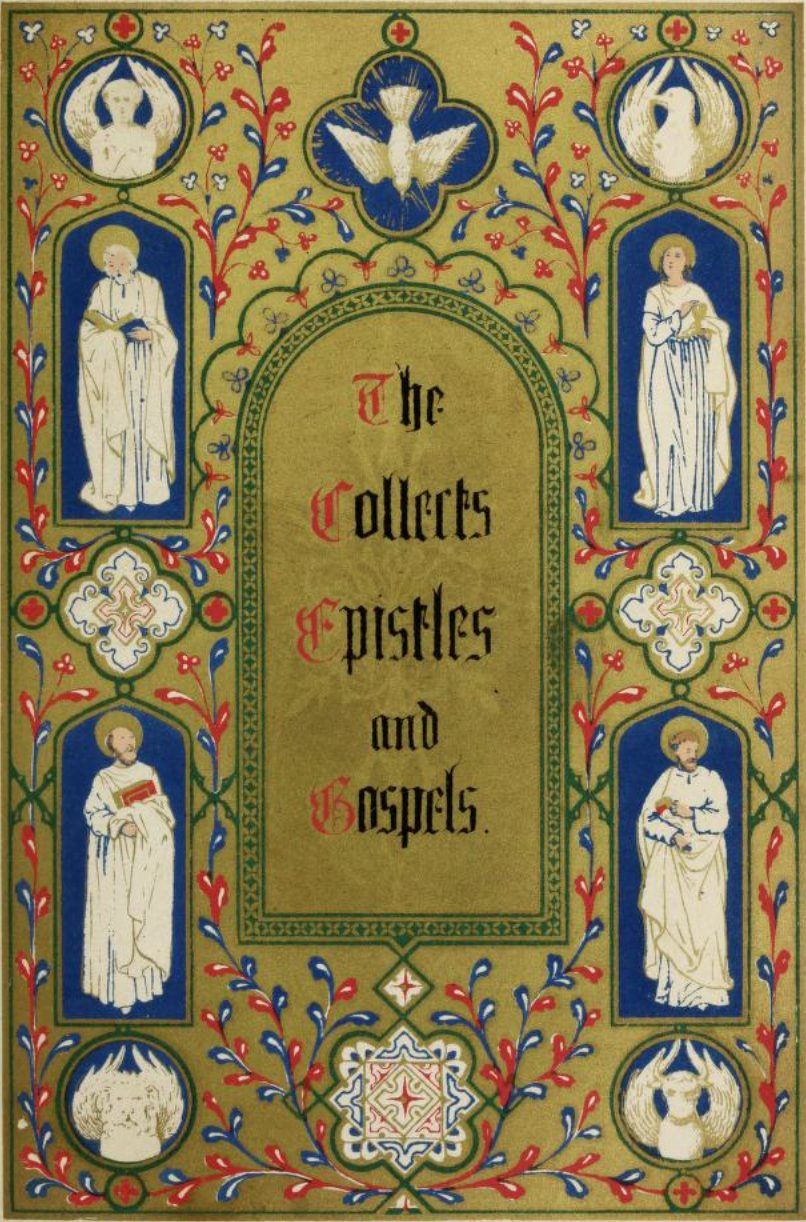 Owen Jones's illuminated title page of the Collects of the Book of Common Prayer